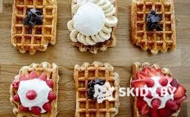 Скидка на еду по будням в Love & Waffles