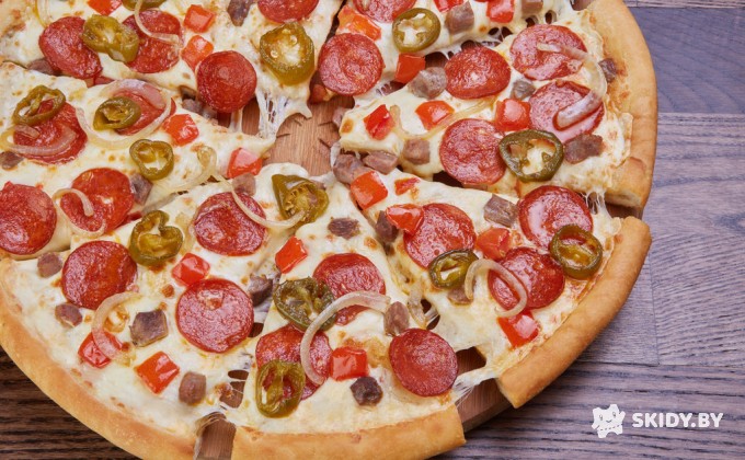 -35% на 1 пиццу любого размера по промокоду в сети пиццерий DOMINOS - галерея 1