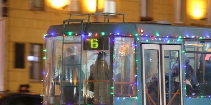 Так будет работать общественный транспорт на Новый год
