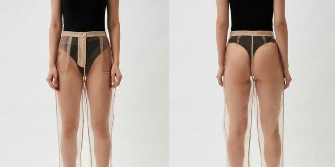 В Беларуси в продаже появились абсолютно прозрачные женские брюки на каждый день